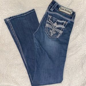 Rock Revival Mid Rise Bootcut Jean - 27x33